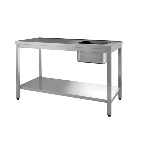Vaiotec Topline Cheftisch / Becken rechts, 1200 x 700 mm Vaiotec Topline Cheftisch / Becken rechts, 1200 x 700 mm