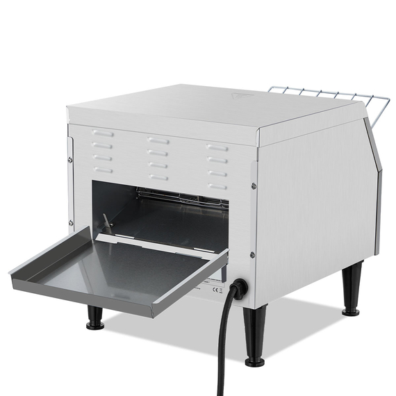 Vaiotec Elektro Durchlauftoaster, ca. 300-350 Stk. pro Stunde, 2,05 kW, 369 x 420 mm 1 Vaiotec Elektro Durchlauftoaster, ca. 300-350 Stk. pro Stunde, 2,05 kW, 369 x 420 mm