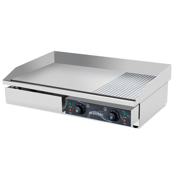 Vaiotec Elektro Grillplatte, Grillfläche 1/3 gerillt und 2/3 glatt, 730 x 510 mm Vaiotec Elektro Grillplatte, Grillfläche 1/3 gerillt und 2/3 glatt, 730 x 510 mm