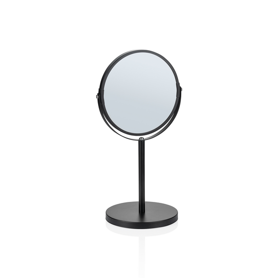 Was Germany Kosmetikspiegel, Ø 17 cm, Höhe 34,5 cm, schwarz pulverbeschichtet, Edelstahl Was Germany Kosmetikspiegel, Ø 17 cm, Höhe 34,5 cm, schwarz pulverbeschichtet, Edelstahl