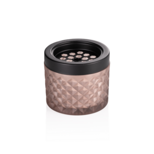 Was Germany Windaschenbecher, Ø 9,5 cm, taupe, Glas, Metall