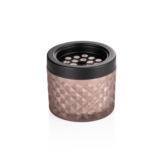 Was Germany Windaschenbecher, Ø 9,5 cm, taupe, Glas, Metall Was Germany Windaschenbecher, Ø 9,5 cm, taupe, Glas, Metall