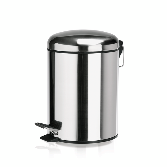 Was Germany Treteimer mit Kunststoffeinsatz, Ø 20 cm, 5 Ltr., Edelstahl Was Germany Treteimer mit Kunststoffeinsatz, Ø 20 cm, 5 Ltr., Edelstahl