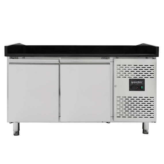 Vaiotec Pizzakühltisch / 2-türig "schwarz" inkl. Kühlaufsatz GN1/4, 1510 x 800 mm 6 Vaiotec Pizzakühltisch / 2-türig "schwarz" inkl. Kühlaufsatz GN1/4, 1510 x 800 mm