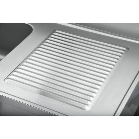 Vaiotec Spültisch / 2 Becken links und Abtropffläche, 1600 x 700 mm 1 Vaiotec Spültisch / 2 Becken links und Abtropffläche, 1600 x 700 mm