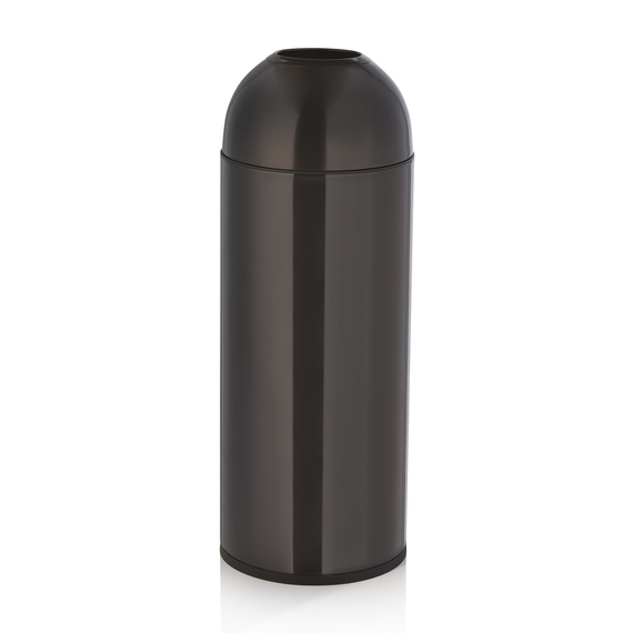 Was Germany Abfalleimer, Ø 30 cm, Höhe 83 cm, schwarz, Chromnickelstahl, Kunststoff Was Germany Abfalleimer, Ø 30 cm, Höhe 83 cm, schwarz, Chromnickelstahl, Kunststoff