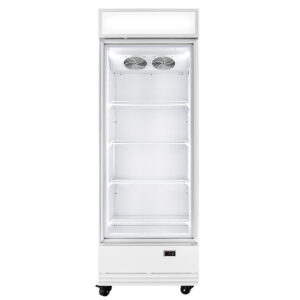 Vaiotec Topline Getränkekühlschrank 1 Tür / 570 Liter mit Leuchtaufsatz "weiß", 750 x 742 mm