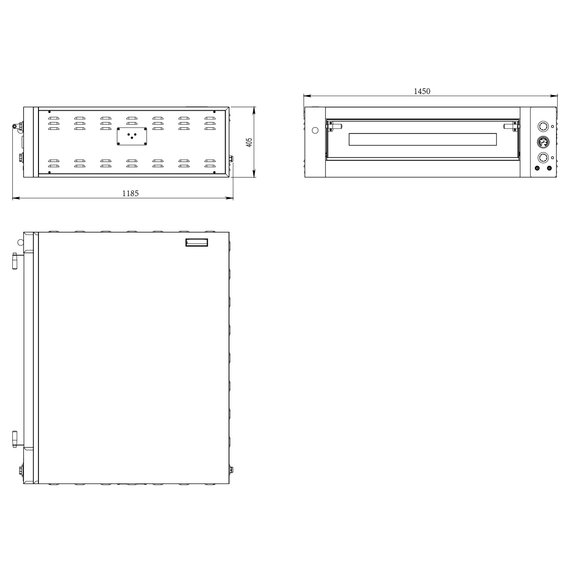 Vaiotec Topline Elektro Pizzaofen 9 x 34 cm, 1450 x 1185 mm 8 Vaiotec Topline Elektro Pizzaofen 9 x 34 cm, 1450 x 1185 mm