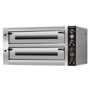 Vaiotec Topline Elektro Pizzaofen 6+6 x 34 cm (tiefe Version), 1100 x 1185 mm