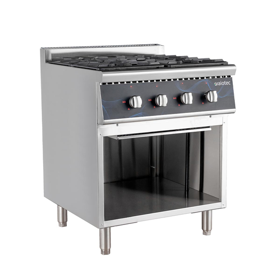 Vaiotec Gasherd - 4 Brenner 28,8 kW - offener Unterbau, 700 x 700 mm Vaiotec Gasherd - 4 Brenner 28,8 kW - offener Unterbau, 700 x 700 mm