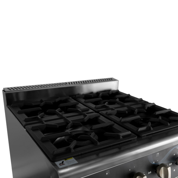 Vaiotec Gasherd - 4 Brenner 28,8 kW - mit Gasbackofen, 700 x 700 mm 3 Vaiotec Gasherd - 4 Brenner 28,8 kW - mit Gasbackofen, 700 x 700 mm