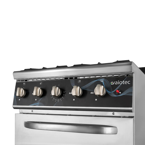 Vaiotec Gasherd - 4 Brenner 28,8 kW - mit Gasbackofen, 700 x 700 mm 5 Vaiotec Gasherd - 4 Brenner 28,8 kW - mit Gasbackofen, 700 x 700 mm