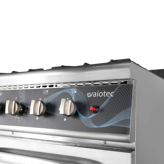 Vaiotec Gasherd - 6 Brenner 43,2 kW - mit Gasbackofen, 1100 x 700 mm 4 Vaiotec Gasherd - 6 Brenner 43,2 kW - mit Gasbackofen, 1100 x 700 mm