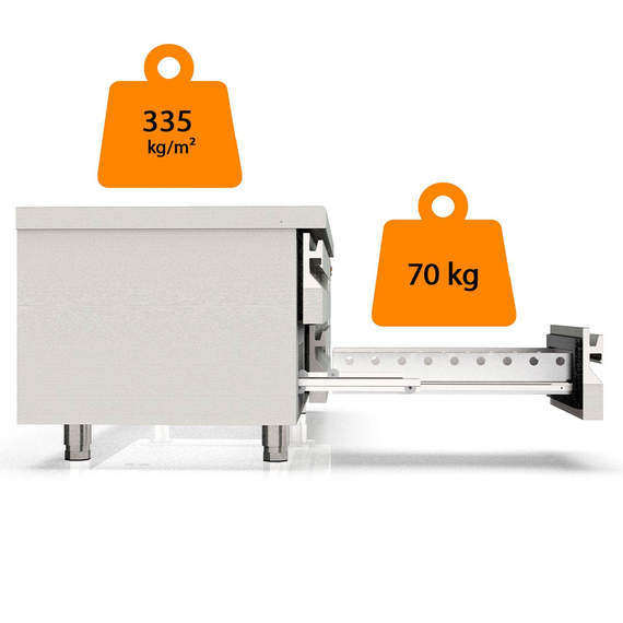 Vaiotec Topline Unterbaukühltisch / 2-fach mit 4 Schubladen für GN 2/1 & GN 1/1, 1660 x 700 mm 5 Vaiotec Topline Unterbaukühltisch / 2-fach mit 4 Schubladen für GN 2/1 & GN 1/1, 1660 x 700 mm