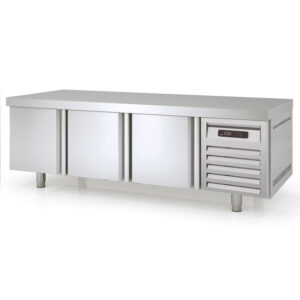 Vaiotec Topline Unterbaukühltisch / 3-fach GN 1/1 mit 3 Türen, 1795 x 700 mm