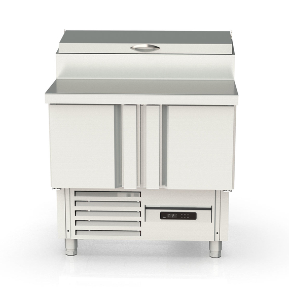 Vaiotec Topline Belegstation / 2-fach mit Türen, Edelstahlaufsatz, GN 1/4, 925 x 700 mm Vaiotec Topline Belegstation / 2-fach mit Türen, Edelstahlaufsatz, GN 1/4, 925 x 700 mm