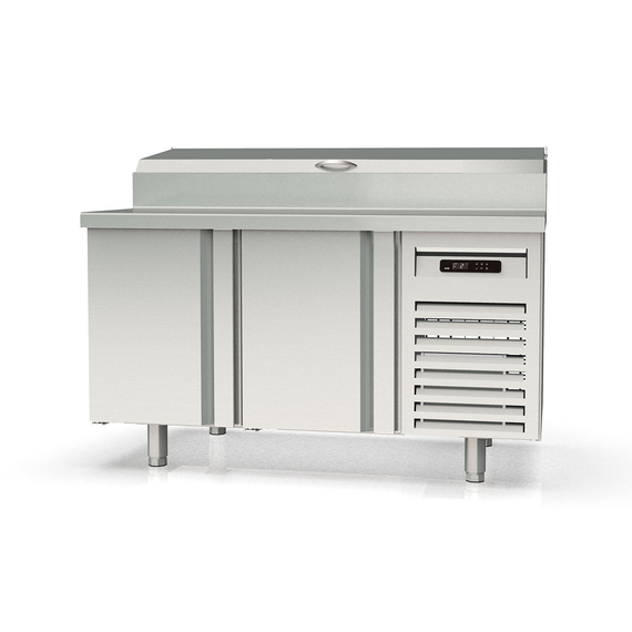 Vaiotec Topline Belegstation / 2-fach mit Türen, Edelstahlaufsatz, GN 1/4, 1345 x 700 mm Vaiotec Topline Belegstation / 2-fach mit Türen, Edelstahlaufsatz, GN 1/4, 1345 x 700 mm