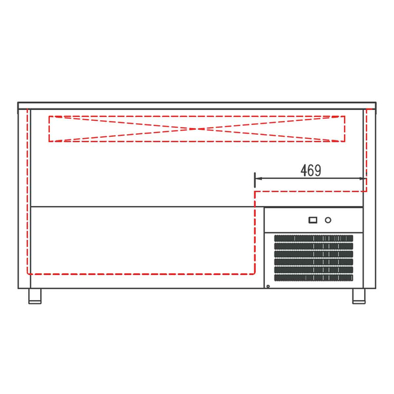 Vaiotec Topline Getränkekühltruhe mit 6 Edelstahlschiebedeckeln, 860 Liter, 2970 x 550 mm 2 Vaiotec Topline Getränkekühltruhe mit 6 Edelstahlschiebedeckeln, 860 Liter, 2970 x 550 mm