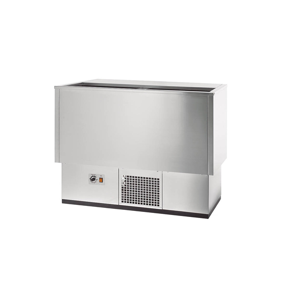 Vaiotec Topline Getränkekühltruhe Edelstahl mit Edelstahlschiebedeckel, 184 Liter, 1020 x 545 mm Vaiotec Topline Getränkekühltruhe Edelstahl mit Edelstahlschiebedeckel, 184 Liter, 1020 x 545 mm