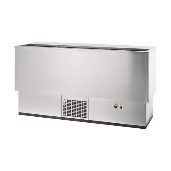 Vaiotec Topline Getränkekühltruhe Edelstahl mit Edelstahlschiebedeckel, 290 Liter, 1510 x 545 mm Vaiotec Topline Getränkekühltruhe Edelstahl mit Edelstahlschiebedeckel, 290 Liter, 1510 x 545 mm