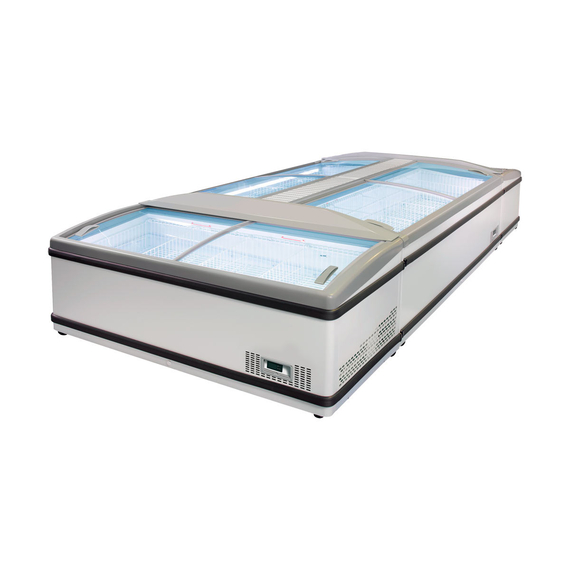 Vaiotec Topline Tiefkühltruhe 900 mit Glasschiebedeckel, Weiß, Kopfendtruhe für Kombinationen, LED, 1970 x 865 mm 3 Vaiotec Topline Tiefkühltruhe 900 mit Glasschiebedeckel, Weiß, Kopfendtruhe für Kombinationen, LED, 1970 x 865 mm