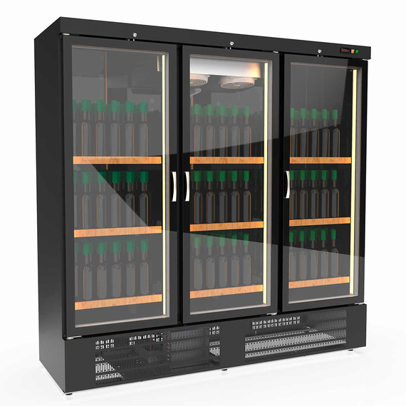 Vaiotec Topline Weinkühlschrank Schwarz, 1852 Liter, 315 Flaschen, 2055 x 735 mm Vaiotec Topline Weinkühlschrank Schwarz, 1852 Liter, 315 Flaschen, 2055 x 735 mm