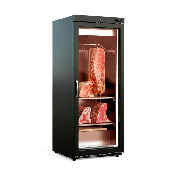 Vaiotec Topline Reifeschrank Dry-Aging Schwarz, 240 Liter, 55 kg Fleisch, 600 x 650 mm Vaiotec Topline Reifeschrank Dry-Aging Schwarz, 240 Liter, 55 kg Fleisch, 600 x 650 mm