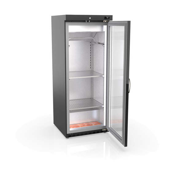 Vaiotec Topline Reifeschrank Dry-Aging Schwarz, 240 Liter, 55 kg Fleisch, 600 x 650 mm 1 Vaiotec Topline Reifeschrank Dry-Aging Schwarz, 240 Liter, 55 kg Fleisch, 600 x 650 mm