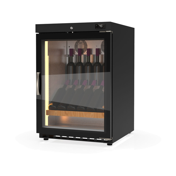 Vaiotec Topline Weinkühlschrank 650 Schwarz, 120 Liter, 26 Flaschen, 600 x 650 mm Vaiotec Topline Weinkühlschrank 650 Schwarz, 120 Liter, 26 Flaschen, 600 x 650 mm