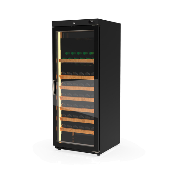 Vaiotec Topline Weinkühlschrank 650 Schwarz, 240 Liter, 60 Flaschen, 600 x 650 mm 1 Vaiotec Topline Weinkühlschrank 650 Schwarz, 240 Liter, 60 Flaschen, 600 x 650 mm