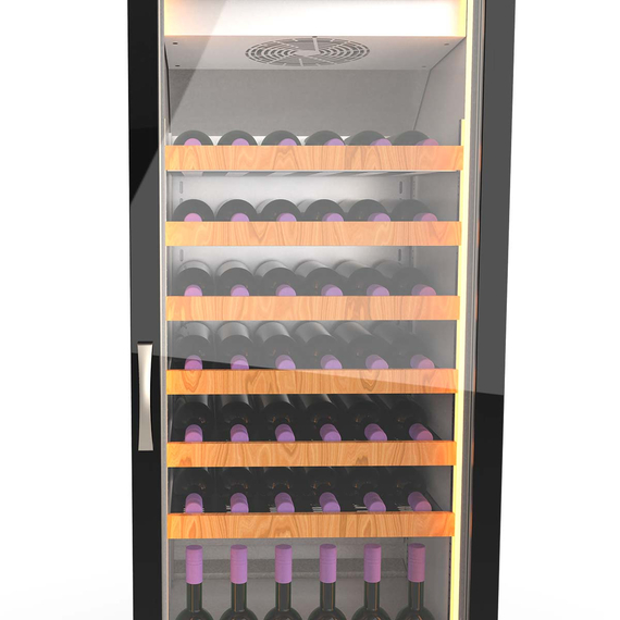 Vaiotec Topline Weinkühlschrank 650 Schwarz, 240 Liter, 60 Flaschen, 600 x 650 mm 2 Vaiotec Topline Weinkühlschrank 650 Schwarz, 240 Liter, 60 Flaschen, 600 x 650 mm