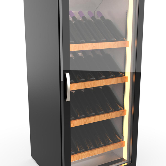 Vaiotec Topline Weinkühlschrank 650 Schwarz, 240 Liter, 60 Flaschen, 600 x 650 mm 3 Vaiotec Topline Weinkühlschrank 650 Schwarz, 240 Liter, 60 Flaschen, 600 x 650 mm