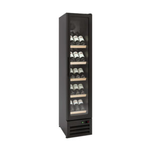 Vaiotec Topline Weinkühlschrank Schwarz, 141 Liter, 370 x 435 mm