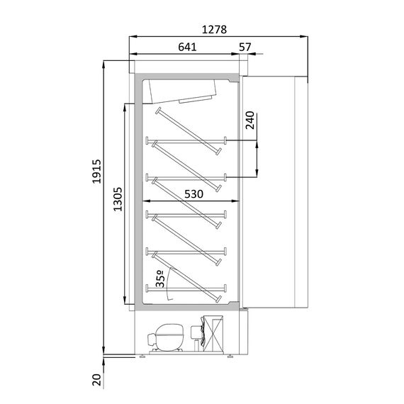 Vaiotec Topline Weinkühlschrank Schwarz, 2 Zonen symmetrisch, 1000 Liter, 1250 x 770 mm 1 Vaiotec Topline Weinkühlschrank Schwarz, 2 Zonen symmetrisch, 1000 Liter, 1250 x 770 mm
