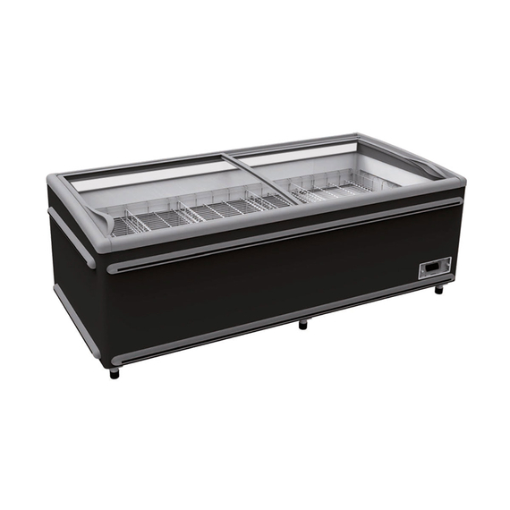 Vaiotec Topline Kühl- und Tiefkühltruhe 850 mit Glasschiebedeckel, Schwarz, LED, 1456 x 858 mm Vaiotec Topline Kühl- und Tiefkühltruhe 850 mit Glasschiebedeckel, Schwarz, LED, 1456 x 858 mm