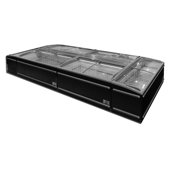 Vaiotec Topline Kühl- und Tiefkühltruhe 850 mit Glasschiebedeckel, Schwarz, Kopfendtruhe für Kombinationen, LED, 1856 x 858 mm 2 Vaiotec Topline Kühl- und Tiefkühltruhe 850 mit Glasschiebedeckel, Schwarz, Kopfendtruhe für Kombinationen, LED, 1856 x 858 mm