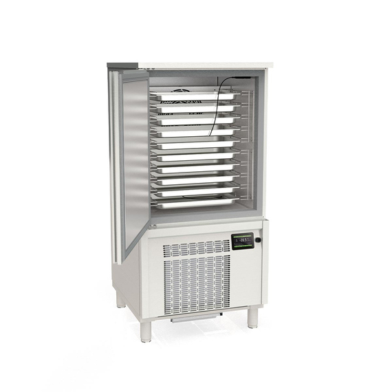 Vaiotec Topline Schockfroster Edelstahl, für 10x GN1/1 (40 mm) oder 10x EN 60x40, 800 x 800 mm Vaiotec Topline Schockfroster Edelstahl, für 10x GN1/1 (40 mm) oder 10x EN 60x40, 800 x 800 mm