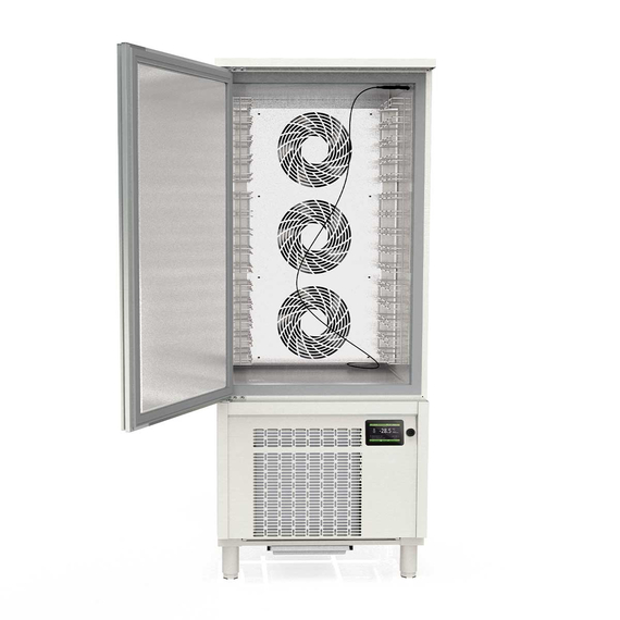 Vaiotec Topline Schockfroster Edelstahl, für 15x GN1/1 (40 mm) oder 15x EN 60x40, 800 x 800 mm 1 Vaiotec Topline Schockfroster Edelstahl, für 15x GN1/1 (40 mm) oder 15x EN 60x40, 800 x 800 mm