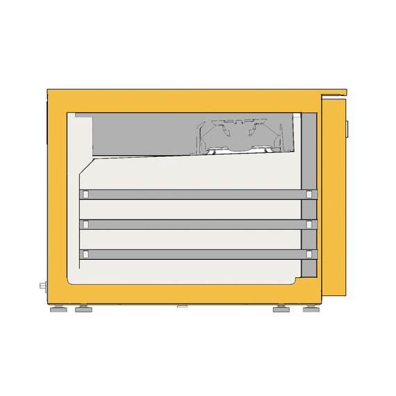 Vaiotec Topline Schockfroster Edelstahl, für 3x GN1/1 (40 mm), Aggregat rechts, 715 x 700 mm 4 Vaiotec Topline Schockfroster Edelstahl, für 3x GN1/1 (40 mm), Aggregat rechts, 715 x 700 mm