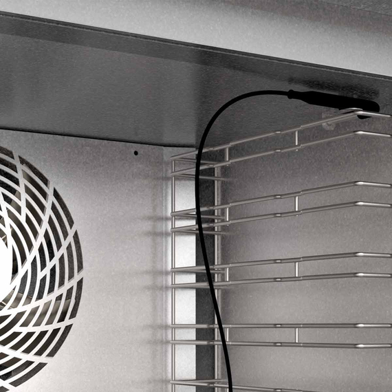 Vaiotec Topline Schockfroster Edelstahl, für 7x GN1/1 (40 mm), Aggregat rechts, 1350 x 700 mm 3 Vaiotec Topline Schockfroster Edelstahl, für 7x GN1/1 (40 mm), Aggregat rechts, 1350 x 700 mm