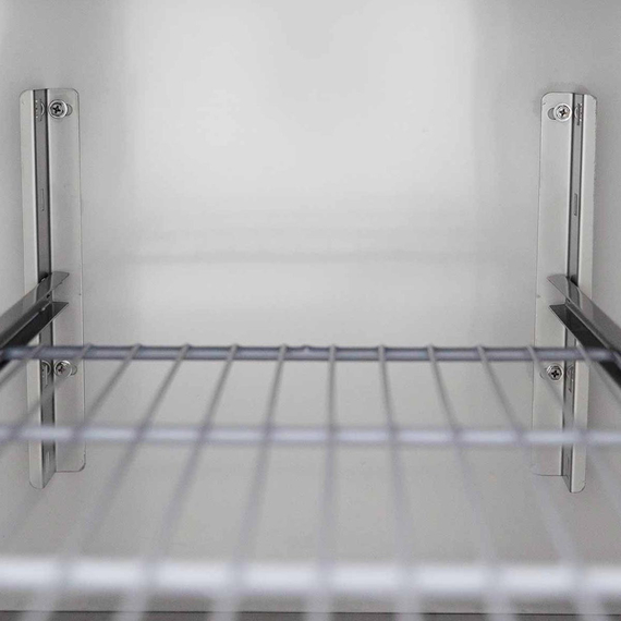 Vaiotec Kühltisch Mini / 2-fach - mit 1 Tür & 2 Schubladen, 900 x 700 mm 2 Vaiotec Kühltisch Mini / 2-fach - mit 1 Tür & 2 Schubladen, 900 x 700 mm