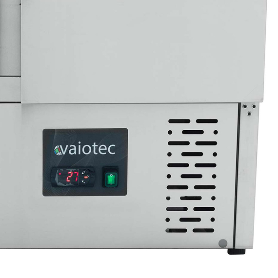 Vaiotec Kühltisch Mini / 2-fach - mit 1 Tür & 2 Schubladen, 900 x 700 mm 7 Vaiotec Kühltisch Mini / 2-fach - mit 1 Tür & 2 Schubladen, 900 x 700 mm