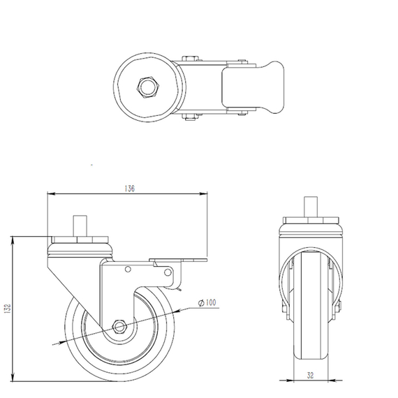 Vaiotec Rollenkit für Untergestell Topline Elektro Pizzaofen 1 Vaiotec Rollenkit für Untergestell Topline Elektro Pizzaofen