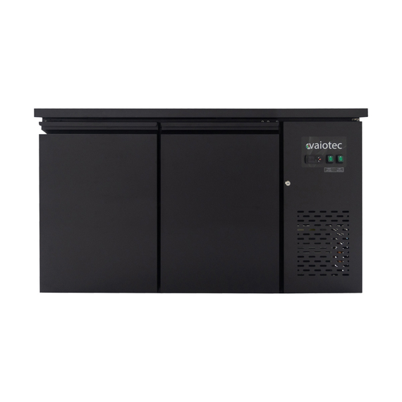 Vaiotec Barkühltisch schwarz / 2 Türen - 280 l, 1465 x 520 mm Vaiotec Barkühltisch schwarz / 2 Türen - 280 l, 1465 x 520 mm