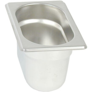 Stalgast Edelstahl Gastronormbehälter Serie STANDARD, GN 1/9 (65mm)