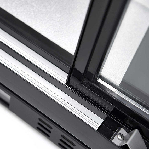 Vaiotec Barkühlschrank schwarz / 2 Glasschiebetüren, Höhe 900 mm, 900 x 520 mm 1 Vaiotec Barkühlschrank schwarz / 2 Glasschiebetüren, Höhe 900 mm, 900 x 520 mm