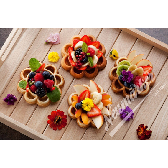 Neumärker Waffeleisen Thermocook® inkl. Waffeltörtchen Wechselplatten 4 Neumärker Waffeleisen Thermocook® inkl. Waffeltörtchen Wechselplatten