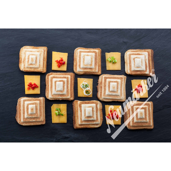 Neumärker Sandwichmaker Thermocook® inkl. Sandwich Wechselplatten 3 Neumärker Sandwichmaker Thermocook® inkl. Sandwich Wechselplatten