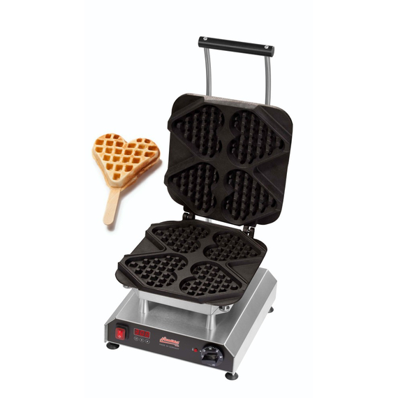 Neumärker Waffeleisen Thermocook® inkl. Waffel-Herz am Stiel Wechselplatten Neumärker Waffeleisen Thermocook® inkl. Waffel-Herz am Stiel Wechselplatten