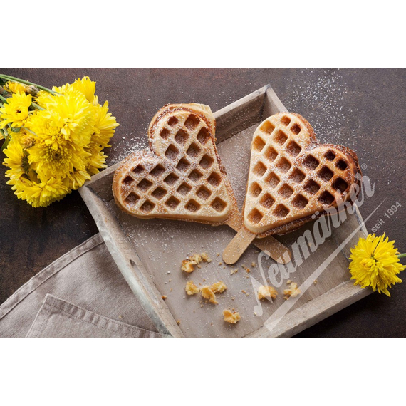 Neumärker Waffeleisen Thermocook® inkl. Waffel-Herz am Stiel Wechselplatten 3 Neumärker Waffeleisen Thermocook® inkl. Waffel-Herz am Stiel Wechselplatten